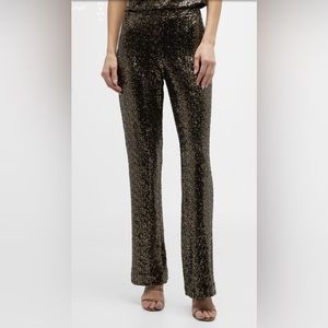 Badgley Mischka sequins pants
